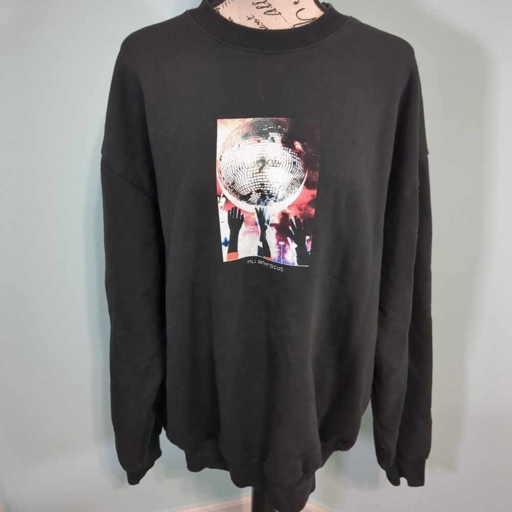 nu androids sweatshirt band concert merchandise merch large men's